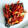 Букет "Раки с лимоном"